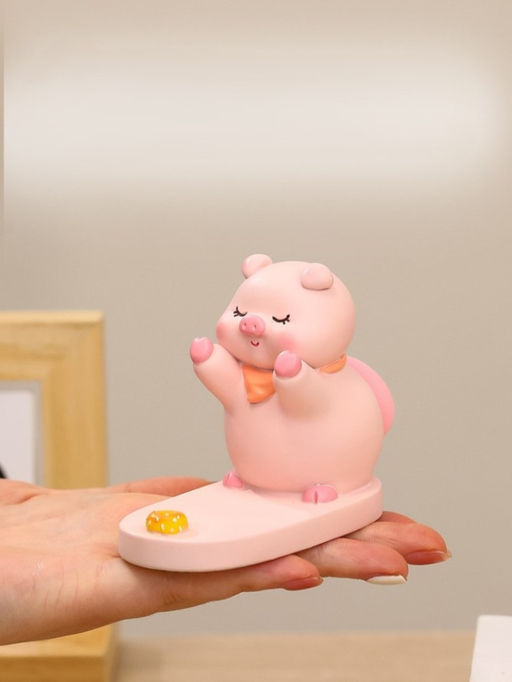 Подставка под телефон/планшет Sleepy pig, pink