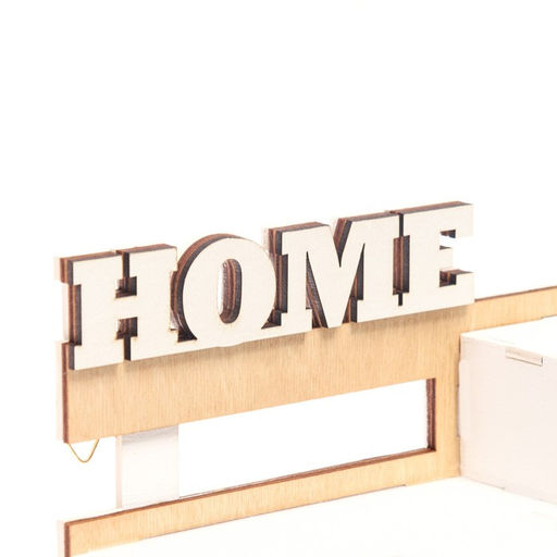 Ключница настенная с полкой «Ступеньки», 30×18 см