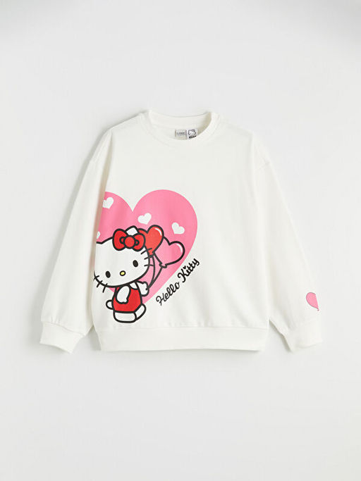 Hello Kitty Bask?l? K?z ?ocuk Sweatshirt