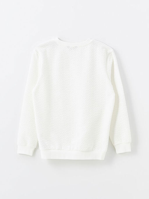 Bisiklet Yaka Uzun Kollu Erkek Sweatshirt - Waikiki фото 2