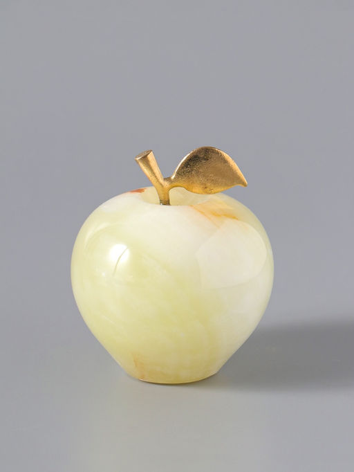 Набор фигурок 4 шт. «Яблоко», 5 см, оникс