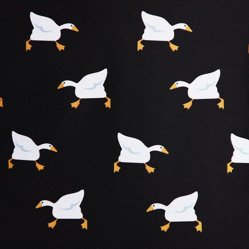 Рюкзак текстильный Гуси, 38х14х27 см, цвет чёрный - Nazamok фото 4