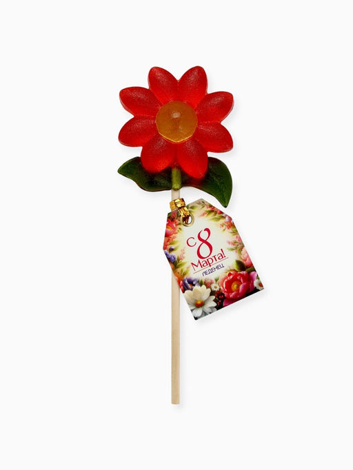 Цена за 2 шт. Леденец на палочке цветок С 8 марта, микс - Фабрика счастья фото 4