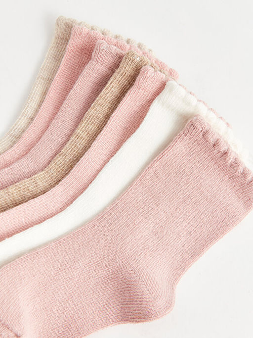 Basic K?z Bebek Soket ?orap 7li - Waikiki фото 3