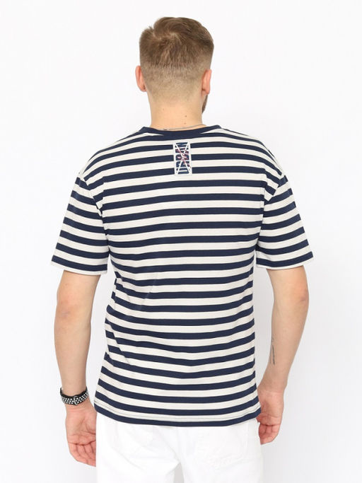 CRB wear/CWSM 60368-41 Футболка мужская,темно-синий/Ex.Cherubino  фото 3