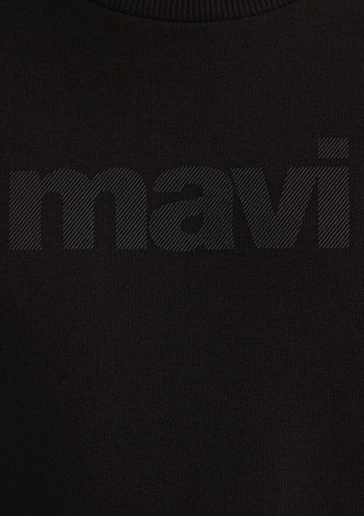 Mavi Logo Bask?l? Siyah Sweatshirt  фото 6