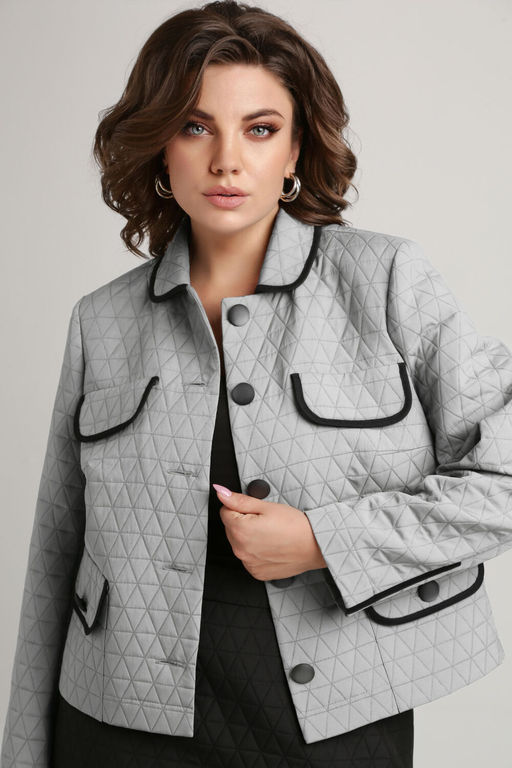 Костюм Aira Style 24-18 Серо-черный