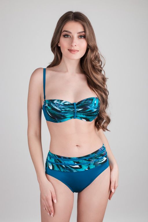-45% БЮСТГАЛЬТЕР КУПАЛЬНЫ Milavitsa 470129/019 морская волна  фото 3