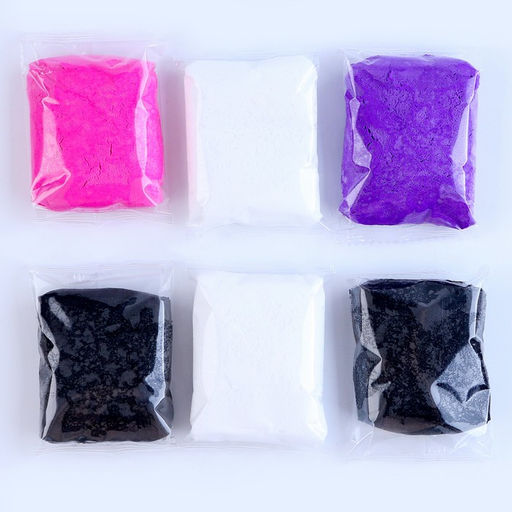 Набор лёгкого прыгающего пластилина Девочка с косичками, 6 цв - Школа талантов фото 4