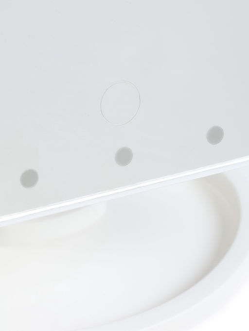 Зеркало KZ-06, подсветка, 26.5 х 16 х 12 см, 22 диода, сенсорная кнопка, белое