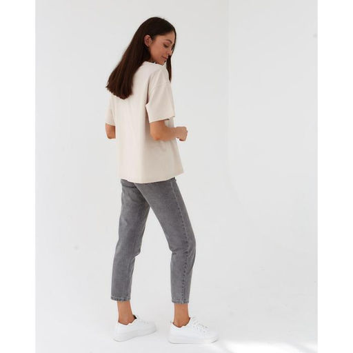 Футболка женская MIST basic, размер 44-46, бежевая