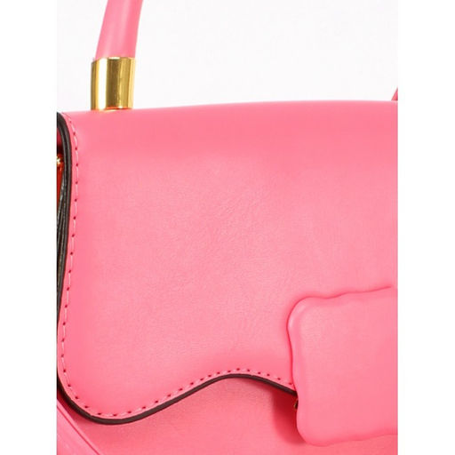 Сумка женская искусственная кожа Ch&K-1075, 1отд, плечевой ремень, розовый SALE 255081 - Adelia фото 4