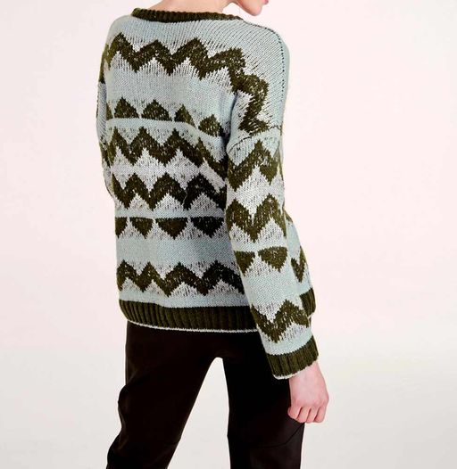 Пуловер, оливковый - Heine фото 4