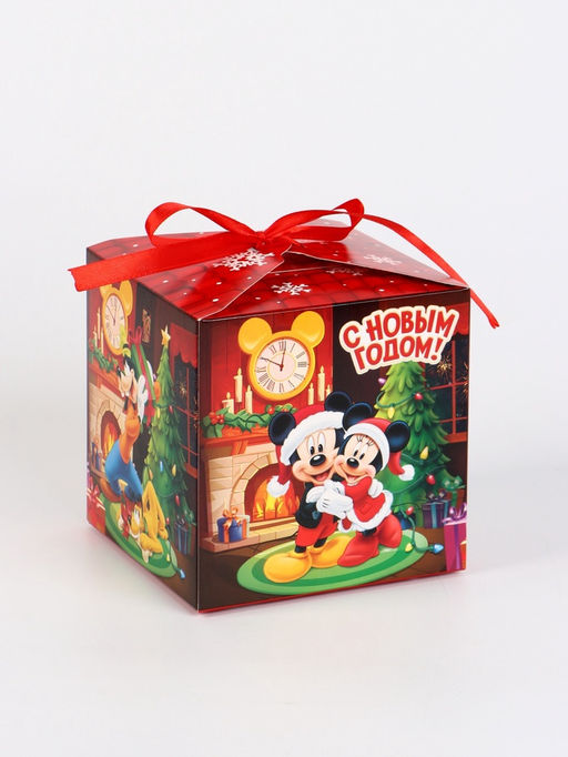 Набор подарочных новогодних коробок 3 шт. «Мультики», 12×12×12 см