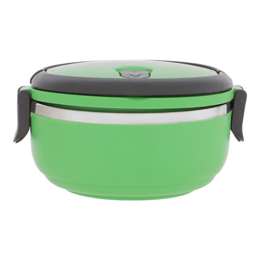 Ланч бокс Доляна, 500 мл, 8×17 см, нержавеющая сталь, зелёный