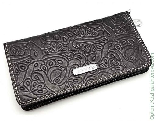 Женский кожаный кошелек на молнии Sergio Valentini СВ 3184-2055