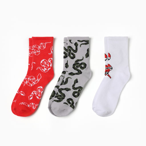 Подарочный набор термос и носки 3 пары KAFTAN Snake, размер 36-39