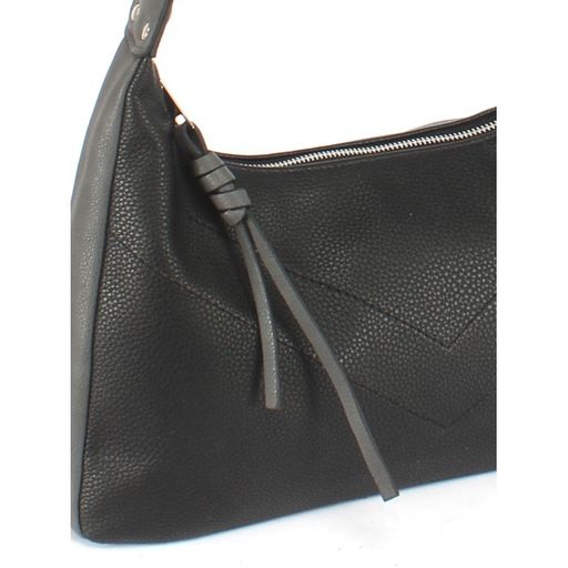 Сумка женская искусственная кожа ADEL-266. 1отдел. черный/серый флотер 248459 - Adelia фото 4