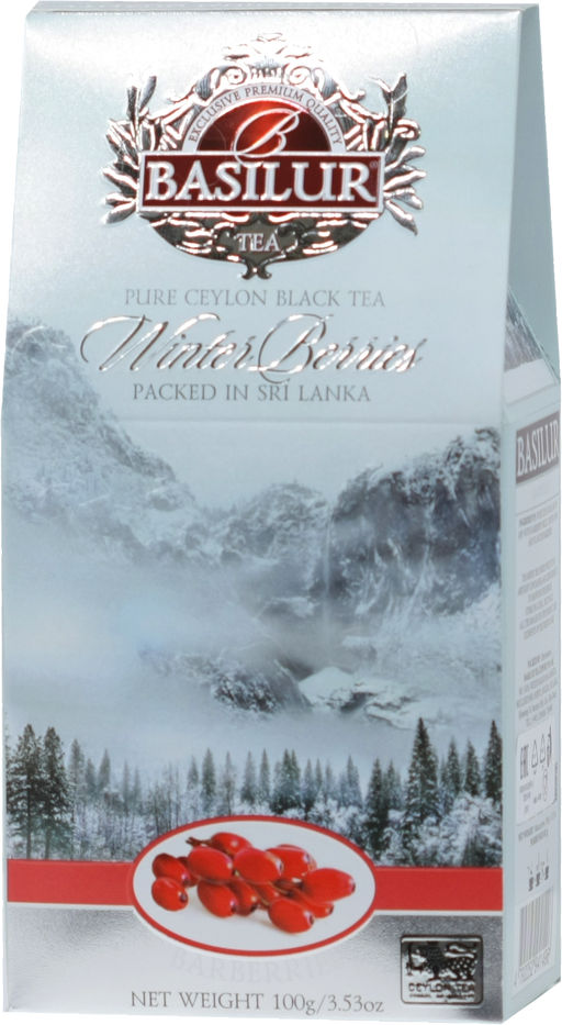 BASILUR. Новый год. Winter Berries. Барбарис 100 гр. карт.упаковка