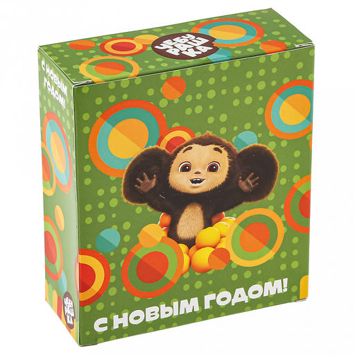 Елочная игрушка фигурка стеклянная Чебурашка h9см, ручная художественная роспись, подарочная упаковка (Россия) - Домашняя мода фото 8