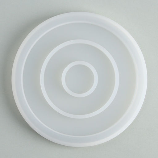 Подставка из гипса. Набор для создания поддона с красками Круг