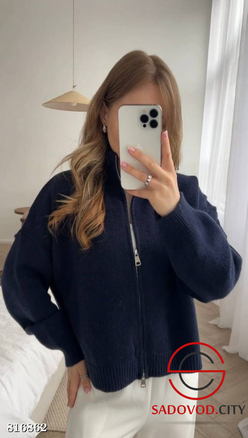 Женская кофта на молнии - Bruno фото 6