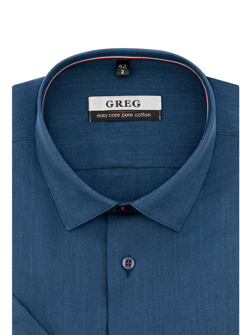 Сорочка мужская короткий рукав GREG 230/201/FLAM/Z/2p