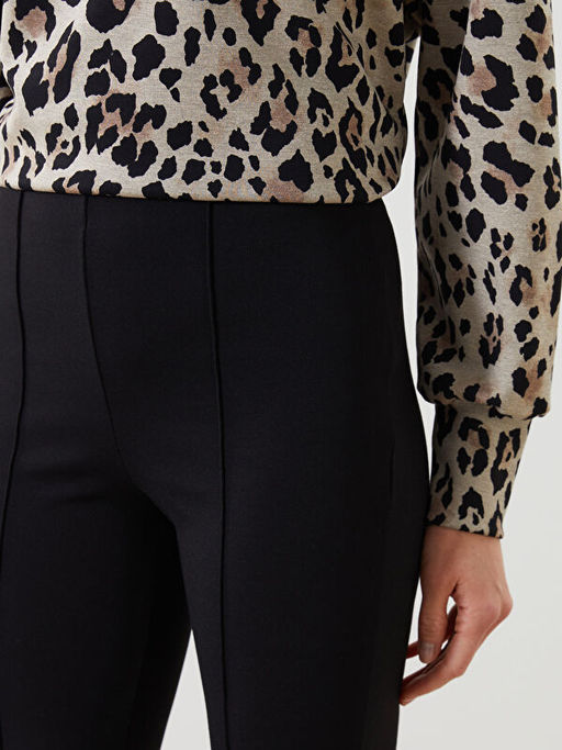 Beli Lastikli ?spanyol Pa?a Kad?n Pantolon