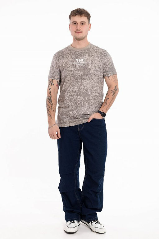 Футболка М124024Пгс графит/серый - Елена фото 3