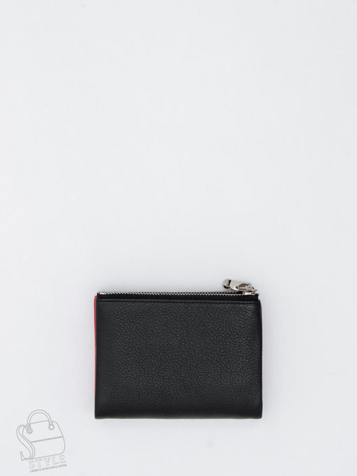 Женский кошелек 9949-1806A black  red Vermari