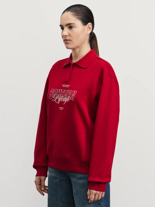 Свитшот поло с принтом / Zarina фото 5