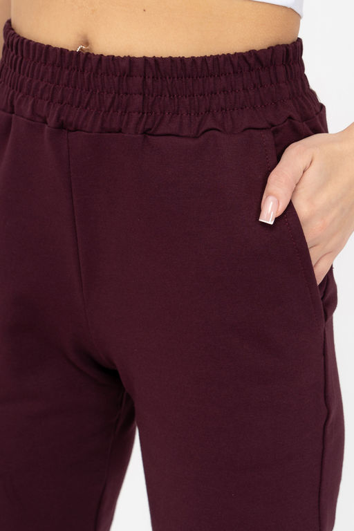 Брюки женские 449L3-33 т.сливовый - Solo mio фото 8