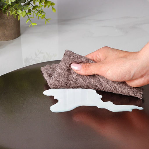 Набор салфеток сервировочных на стол Доляна Спутник, d=38 см, 4 шт, двусторонние, цвет металлический/чёрный  фото 5