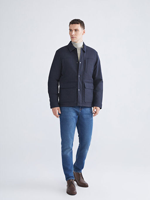 Regular Fit Uzun Kollu Erkek G?mlek Ceket