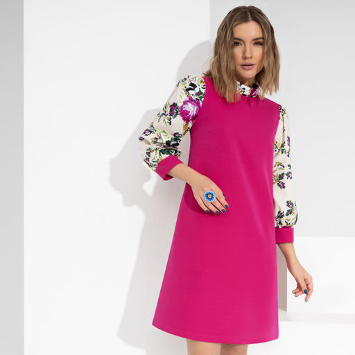 Платье Модная революция (бьюти-фуксия) - Charutti фото 4