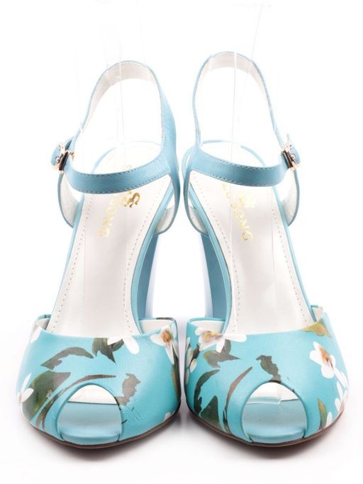 EG21-10 BLUE Босоножки женские (натуральная кожа) - Фабричный китай фото 8