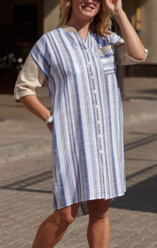 Платье 70% лен, 30% вискоза - Новый лен фото 5