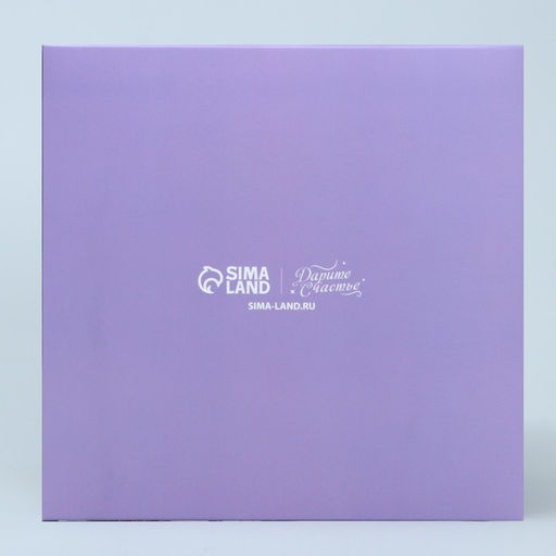 Цена за 5 шт. Коробка для капкейка, кондитерская упаковка, 4 ячейки «Самой прелестной», 16 х 16 х 10 см