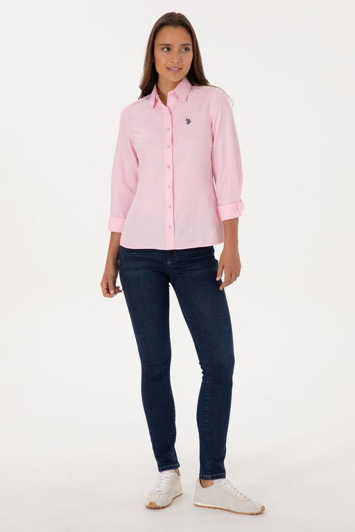 Kad_n Pembe Uzun Kollu Basic G_mlek Sepette S_rpriz _ndirim - U.s. polo assn фото 4