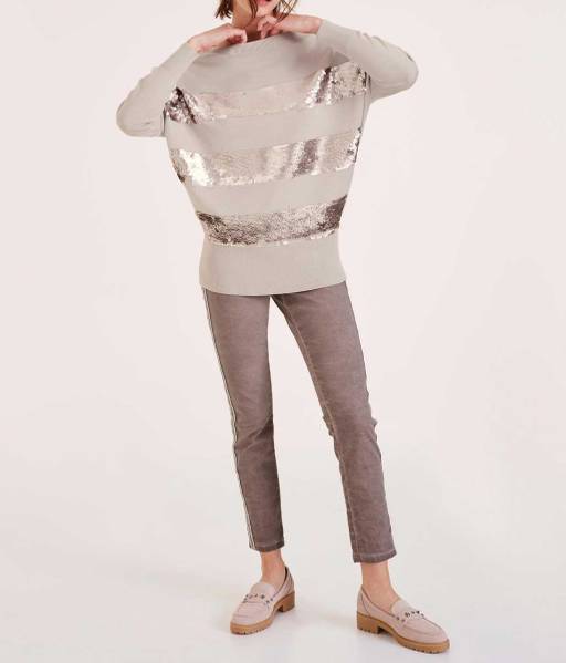 Пуловер, бежевый - Heine фото 3