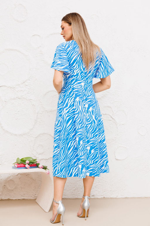 Платье AmberA 1078 голубой  фото 6