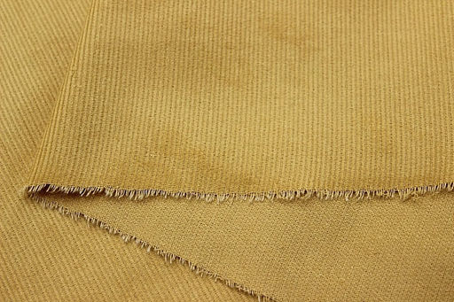 Микровельвет цв.Золотисто-медовый, ш.1.42м, хлопок-100%, 190гр/м.кв - Купава фото 3