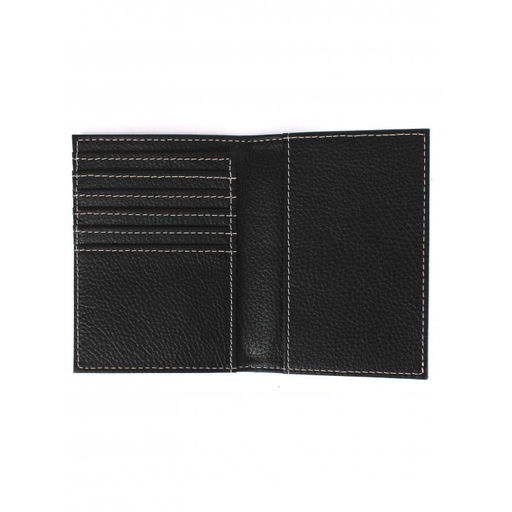 Обложка для авто+паспорт Croco-АВ-108 натуральная кожа черный флотер (40/1) 264323  фото 3