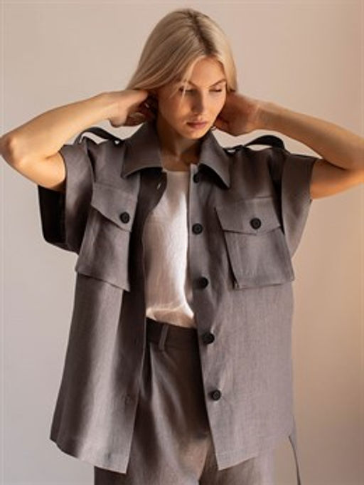 жилет лен - Волтри фото 7