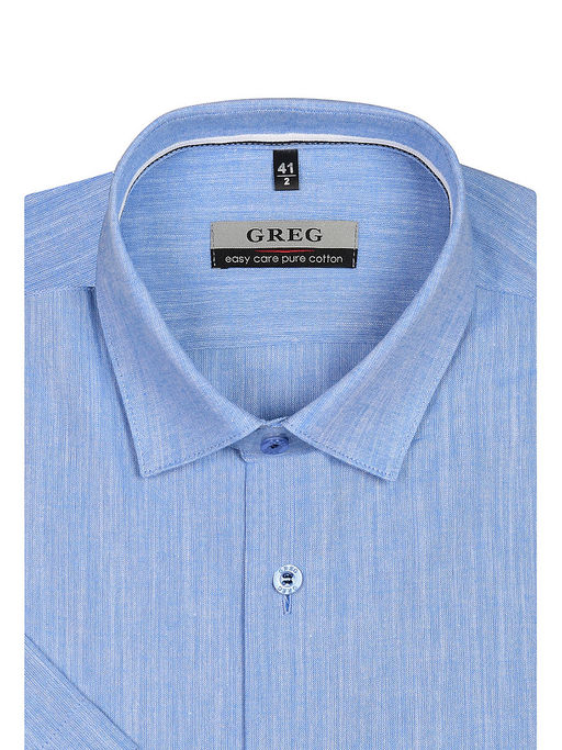 Сорочка мужская короткий рукав GREG 230/201/FLOR/Z/1p  фото 3