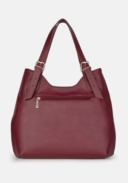 Сумка Модель №1457 | кожзам | гладкий | бордовый | Р831-43 | 31356 - L-craft фото 3