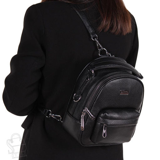 Рюкзак женский 69152 black Velina Fabbiano-Safenta/20 в Новосибирске