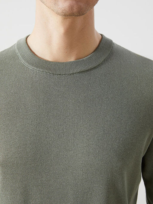 Bisiklet Yaka Erkek Triko Kazak