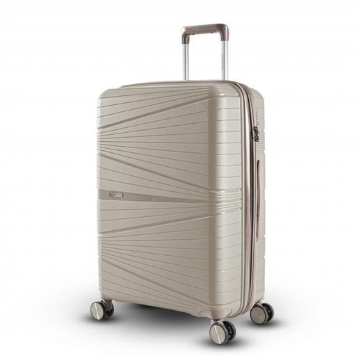 Набор из 3-х чемоданов с расширением 23103 Светло-серый