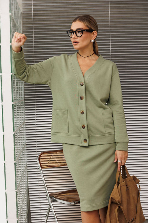 Костюм Anastasia 1195.2 олива фото 5